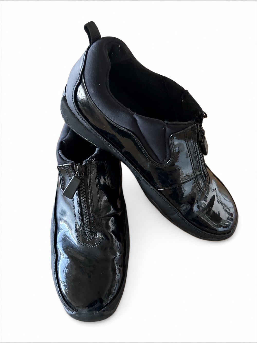 Cougar Howdoo Black Patent Waterproof Ankle Boots Women's Size 9